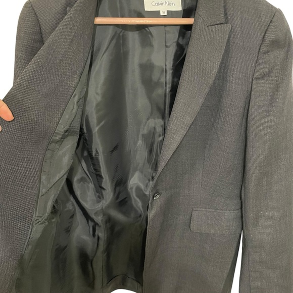 5 for $25❗️Calvin Klein Black Ponte Blazer 10 - Picture 7 of 13